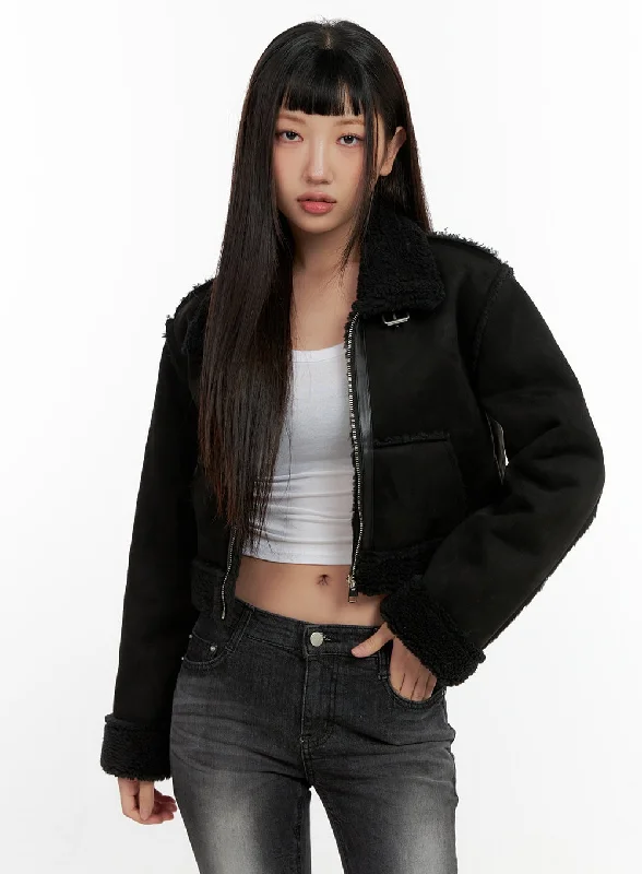 FuzzyFemme Crop Jacket CN406