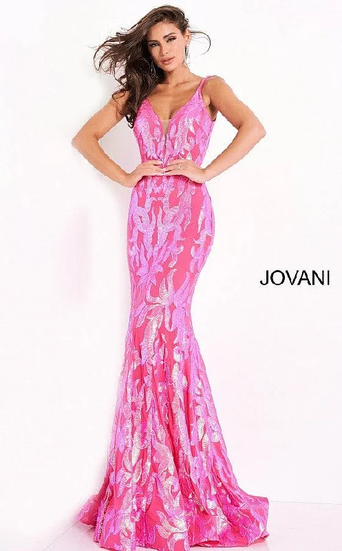 Jovani 3263 Prom Sequin Fitted Long Formal Gown