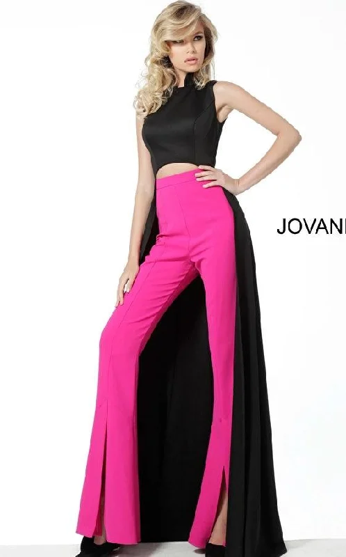 Jovani 3377 Sleeveless Formal Two Piece Jumpsuit