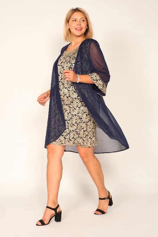 R&M Richards 7312P Short Chiffon Jacket Dress Sale