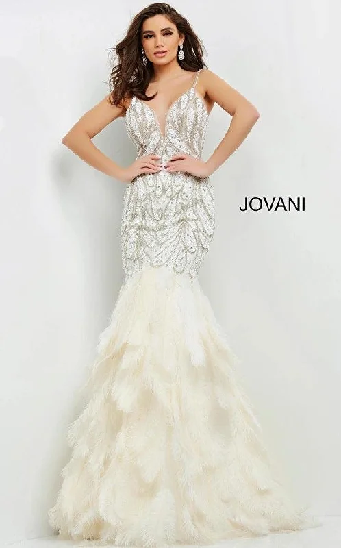 Jovani 04625 Long Formal Mermaid Evening Prom Dress