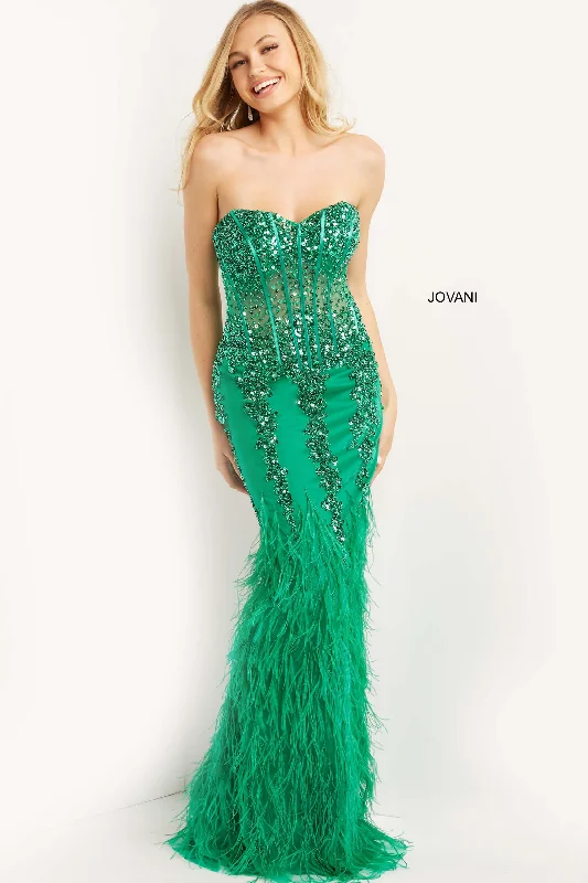 Jovani 08142 Strapless Sexy Long Prom Dress