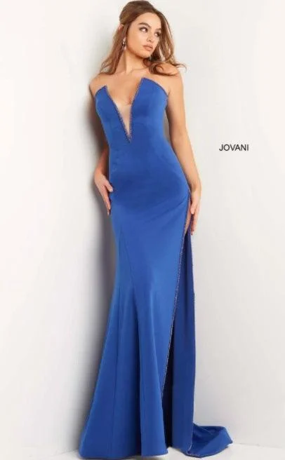 Jovani 07142 Strapless Long Sexy Prom Dress