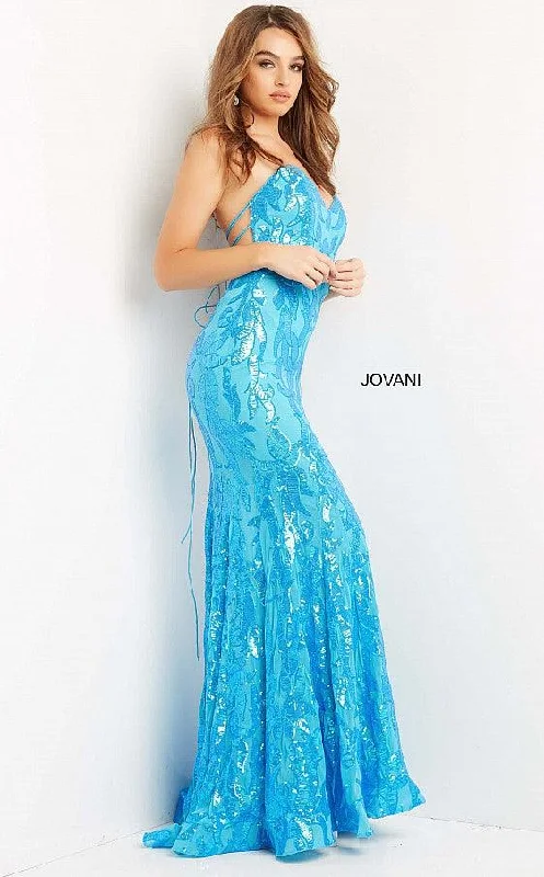 Jovani 07786 Strapless Long Sexy Prom Dress