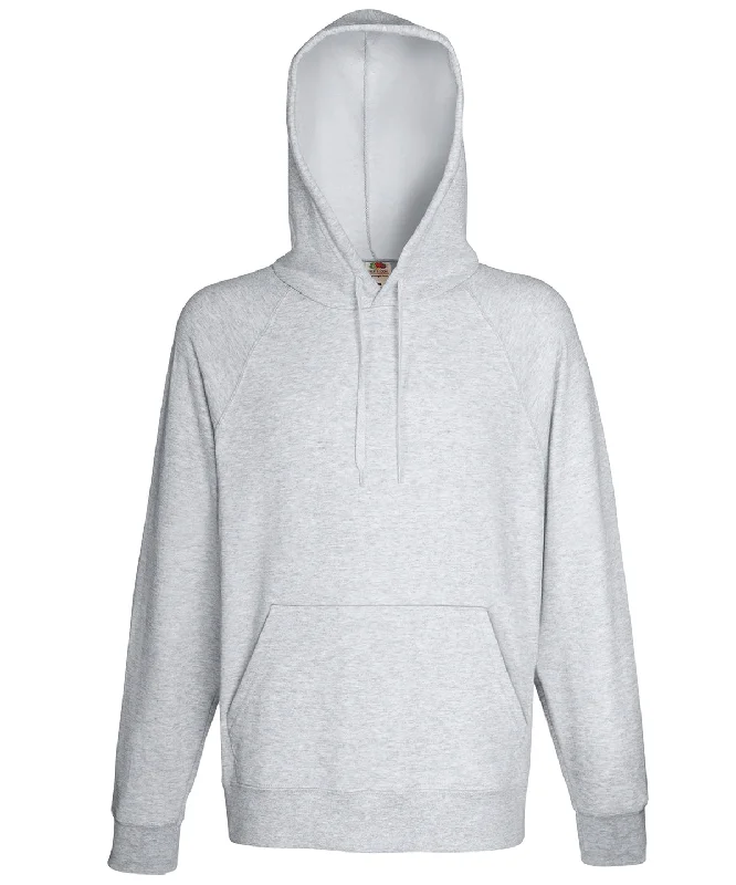 Heather Grey - Lightweight hooded sweatshirt