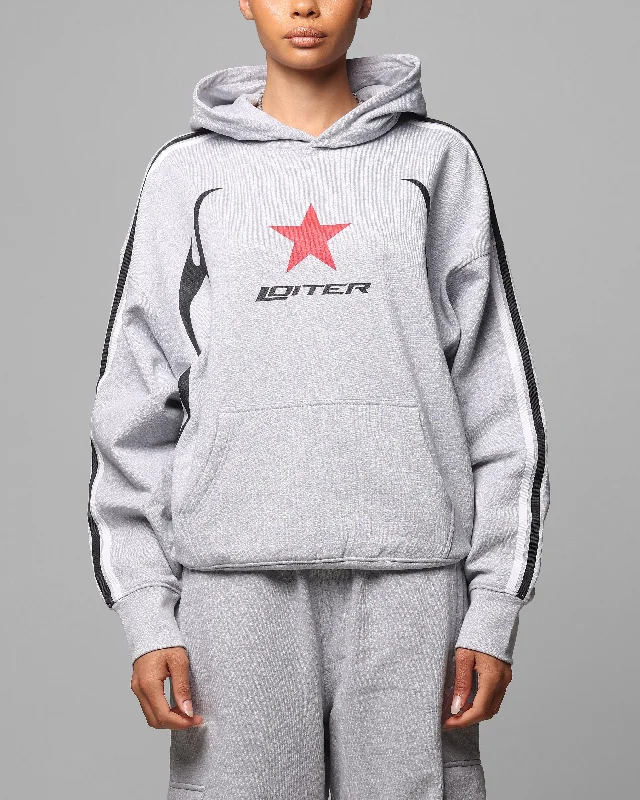 Loiter Trackstar Hoodie Grey Marle