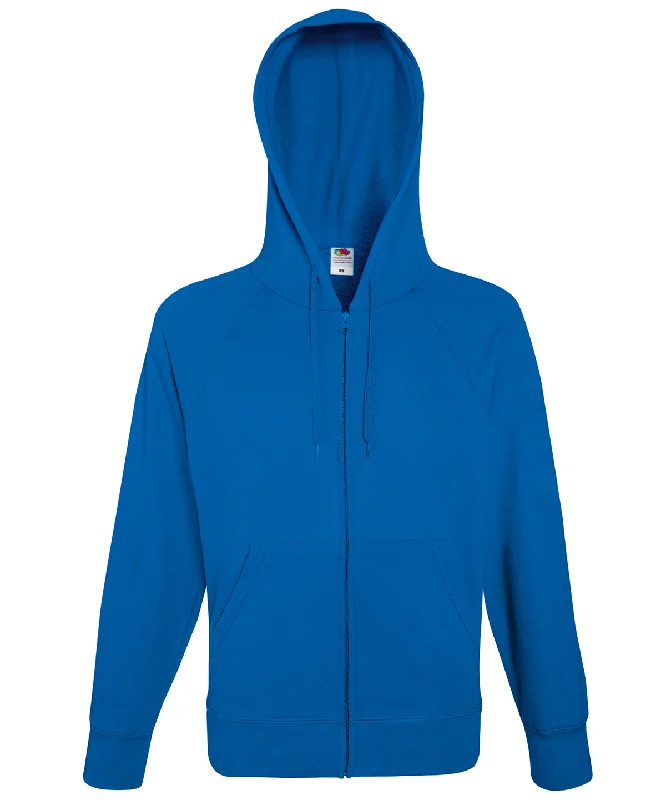 Royal Blue - Lightweight hooded sweatshirt jacket