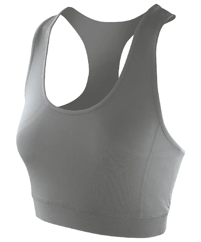 Cloudy Grey - Softex® crop top