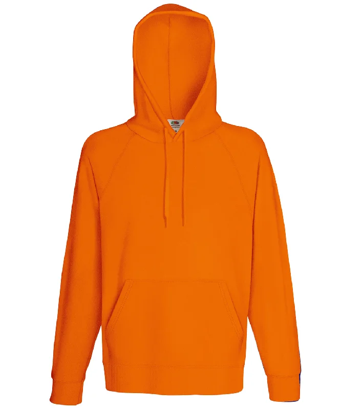 Orange - Lightweight hooded sweatshirt