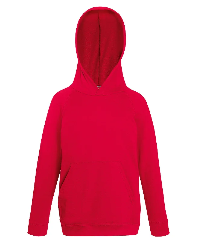 Red - Kids lightweight hooded sweatshirt