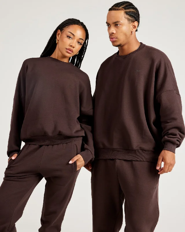 Omni Unisex Crewneck - Espresso