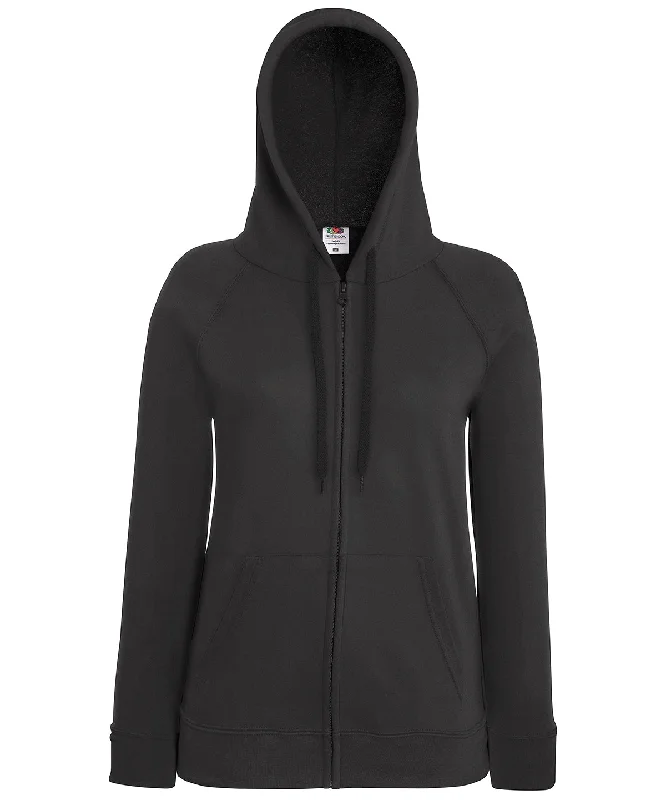 Light Graphite - Women's lightweight hooded sweatshirt jacket