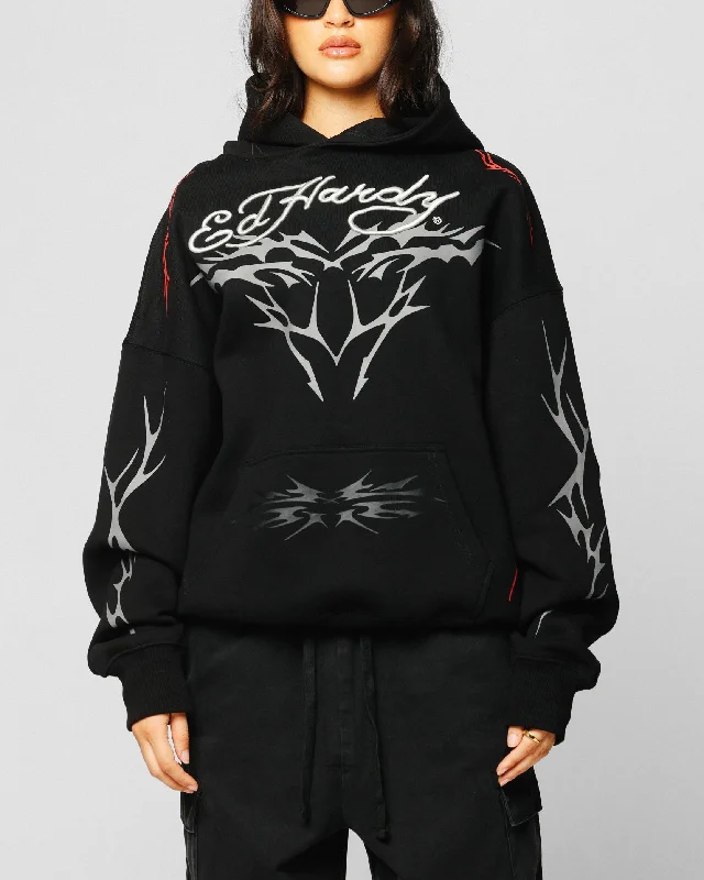 Ed Hardy Electric Hoodie Black