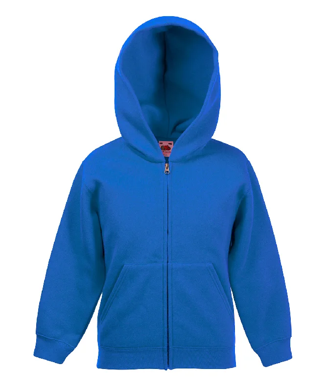 Royal Blue - Kids premium hooded sweatshirt jacket