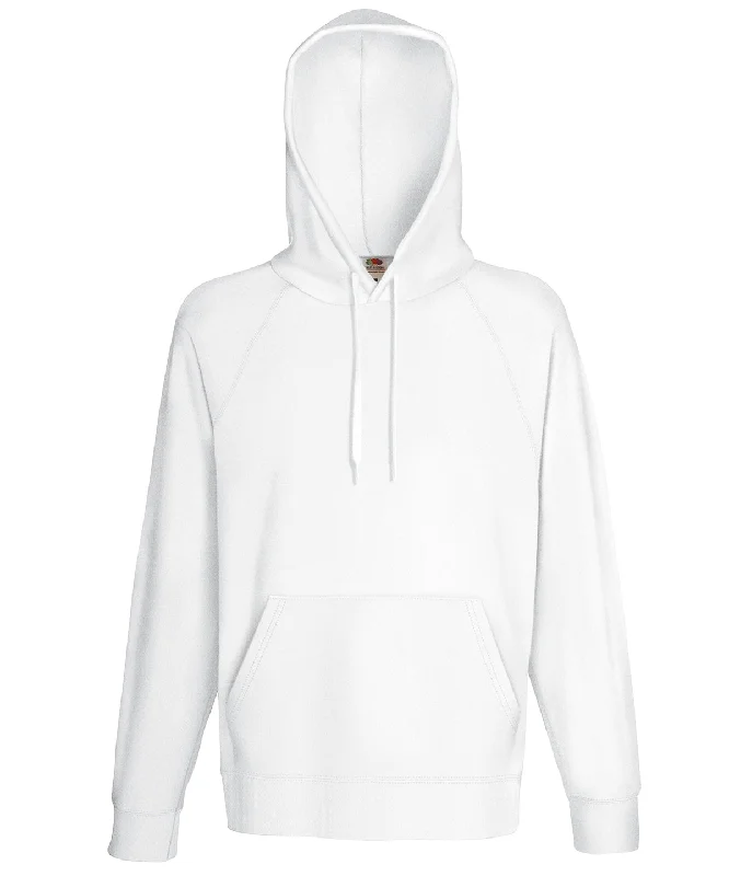 White - Lightweight hooded sweatshirt