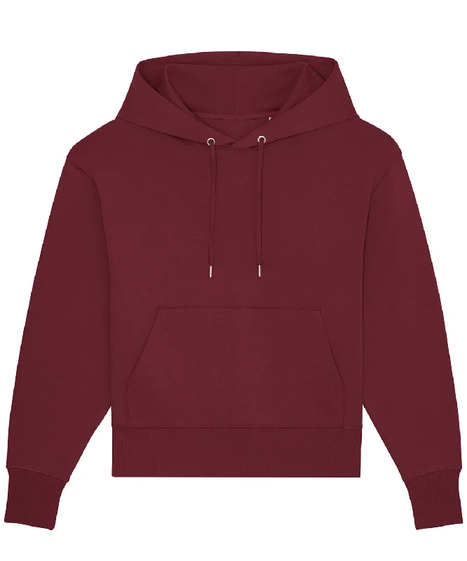 Burgundy - Slammer oversized brushed sweatshirt (STSU856)