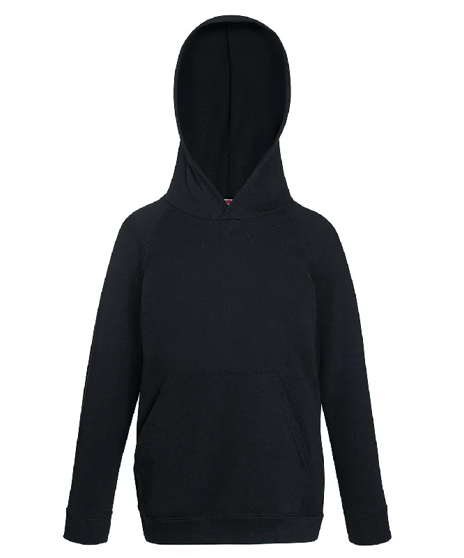 Black - Kids lightweight hooded sweatshirt