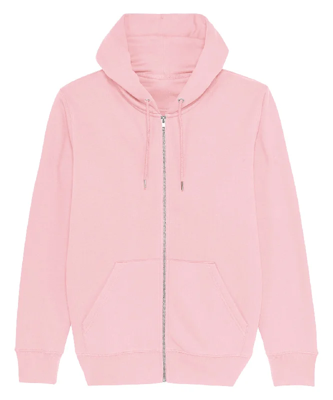 Cotton Pink - Cultivator, unisex iconic zip-thru hoodie sweatshirt (STSM566)