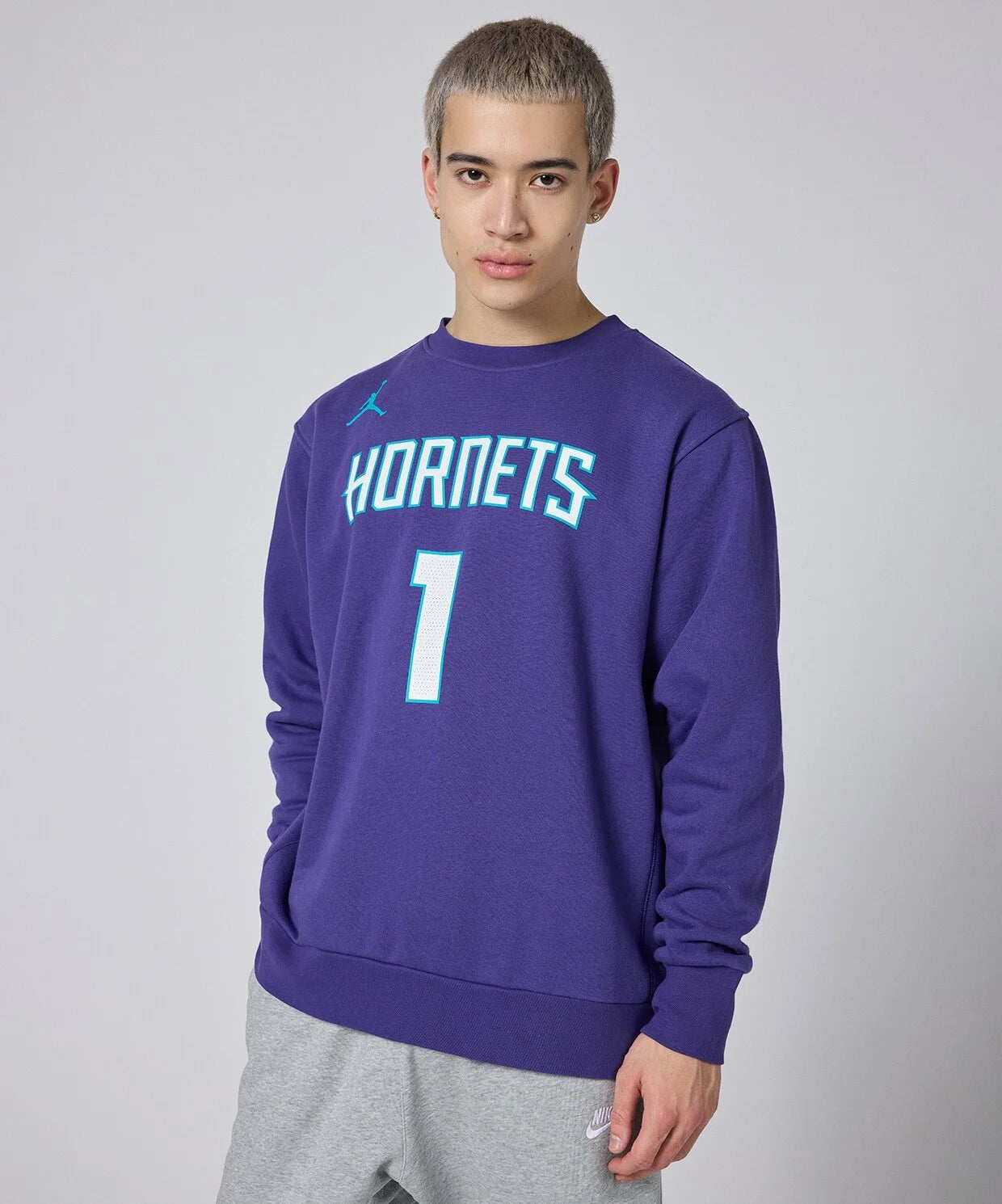 SWEATSHIRT Nike Charlotte Hornets Courtside Statement Edition