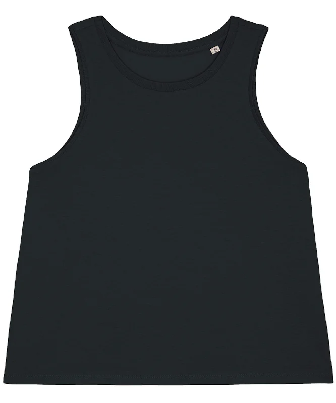 Black - Women's Stella Dancer crop tank top (STTW038)