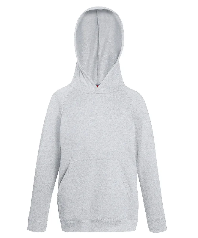 Heather Grey - Kids lightweight hooded sweatshirt