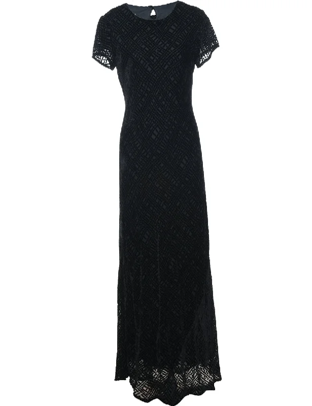 Devore Design Evening Dress - L