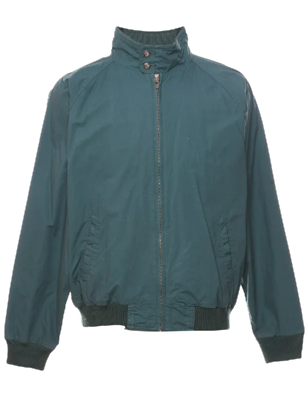 Eddie Bauer Dark Green Zip-Front Jacket - M