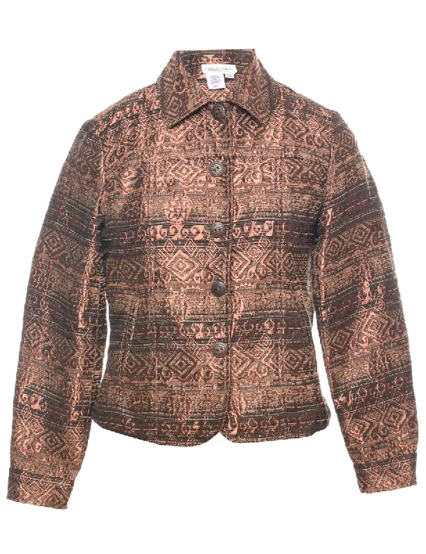 Embroidered Tapestry Jacket - XS