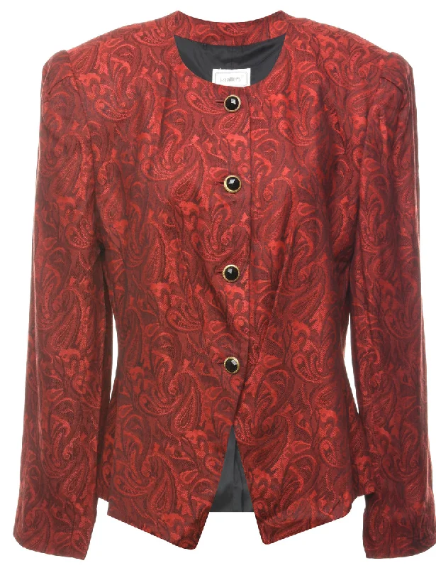 Paisley Pattern Jacket - L