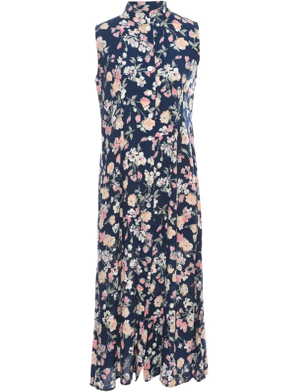 Floral Print Dress - M