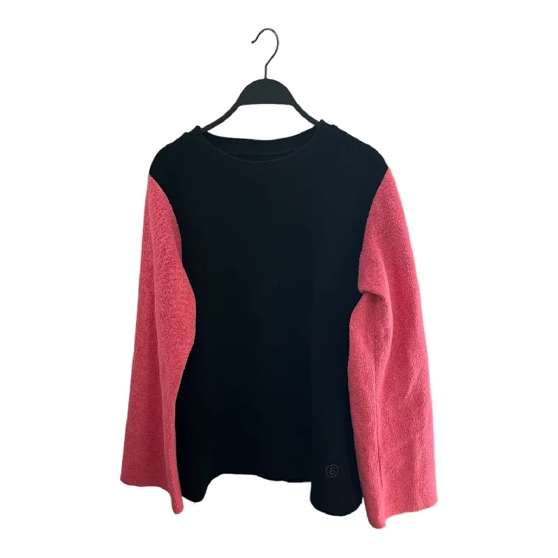 MM6/Heavy Sweater/S/Cotton/BLK/