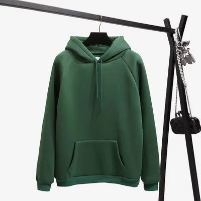 Green hoodie