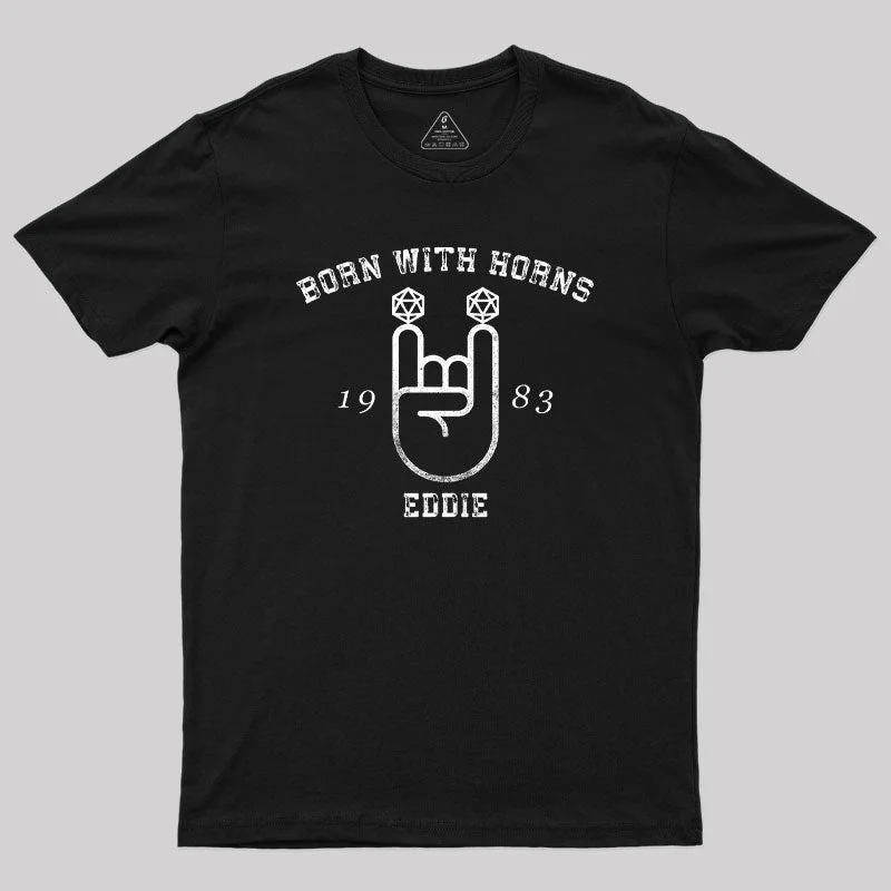 Born with Horns Geek T-Shirt