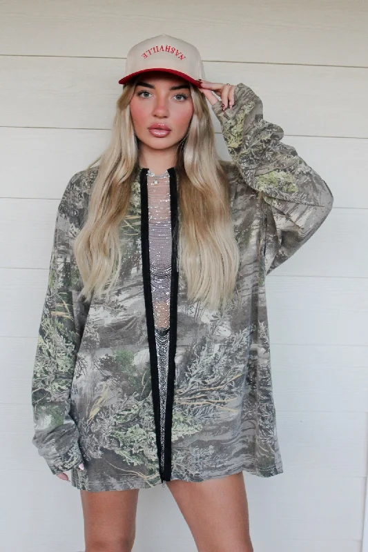 Camo Long Sleeve Chain Middle