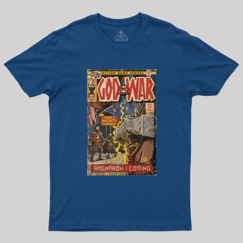 God of War Ragnarok Comic Book  T-Shirt