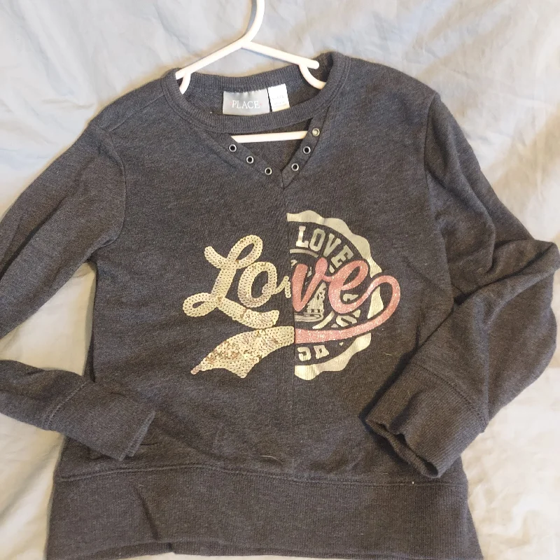 Children's place Gray love long sleeve 5T/5