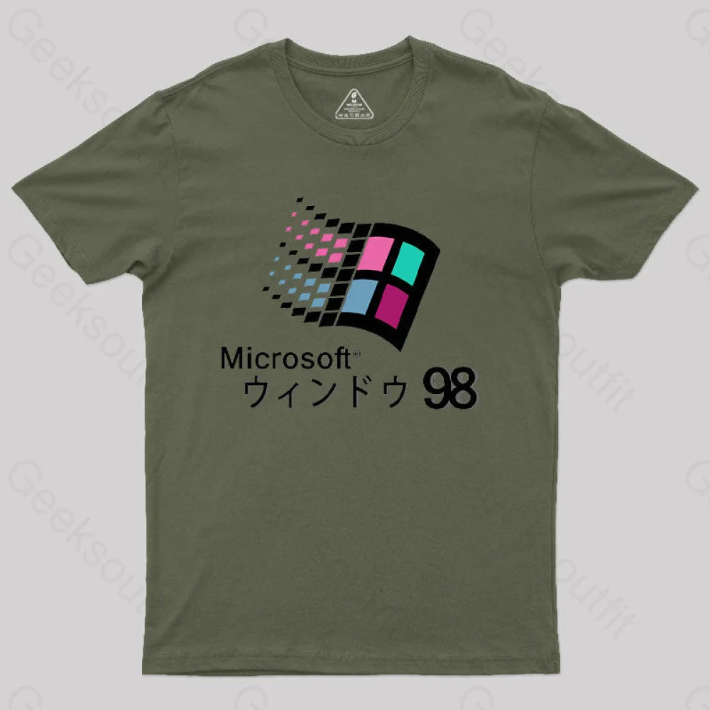 Microsoft Windows 98 Vaporwave T-Shirt