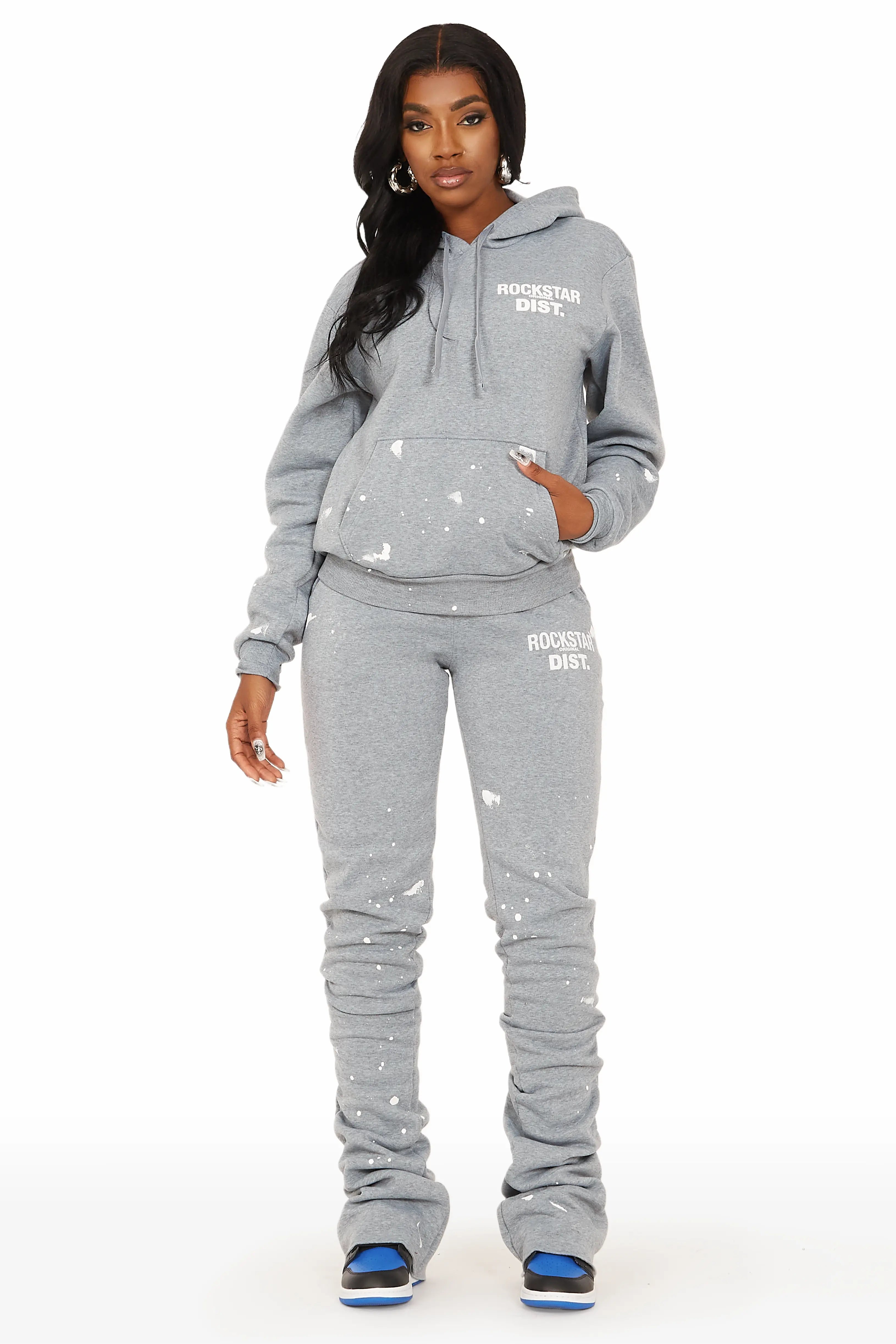 Hadley Heather Grey Super Stacked Trackset