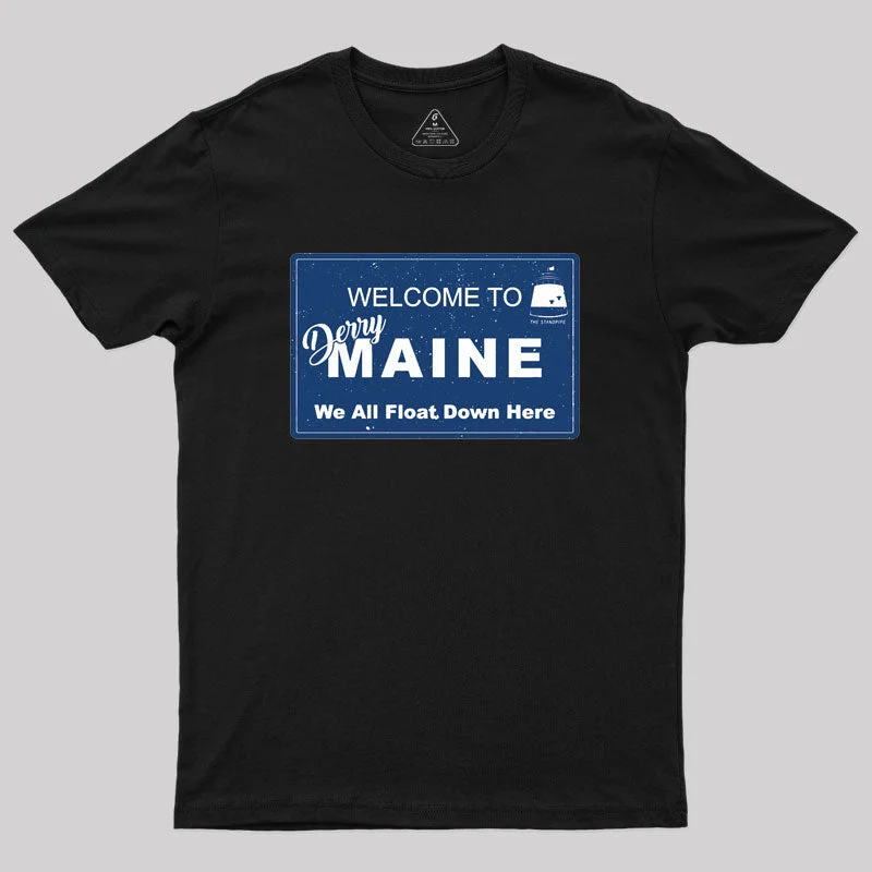 Welcome to Derry Maine Geek T-Shirt