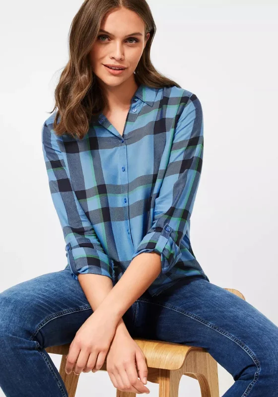 Cecil Check Shirt, Blue Multi