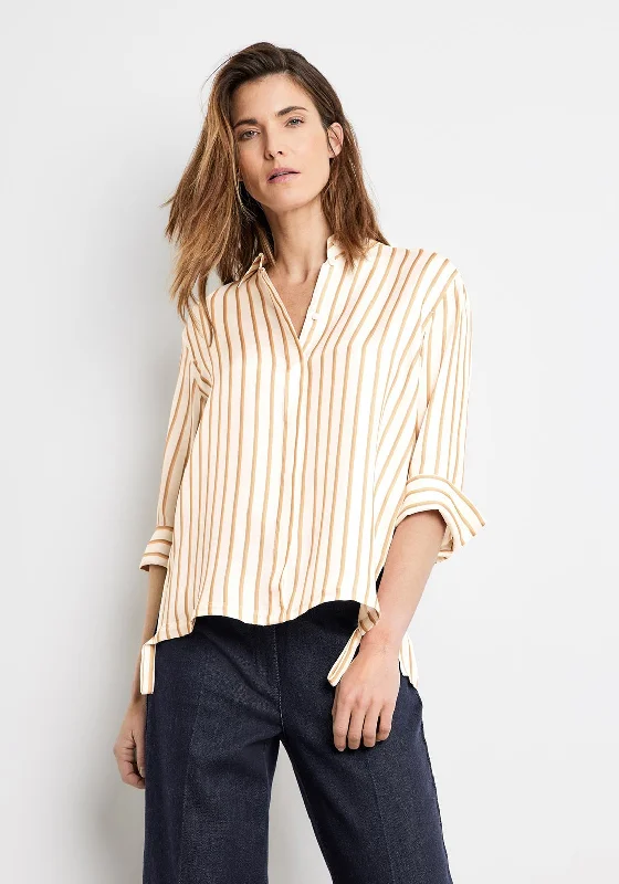 Gerry Weber Striped Shirt, Orange Multi